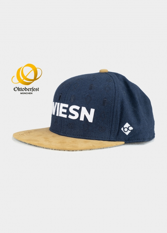 Cap "Oktoberfest München: Wiesn" - blau (Snapback)